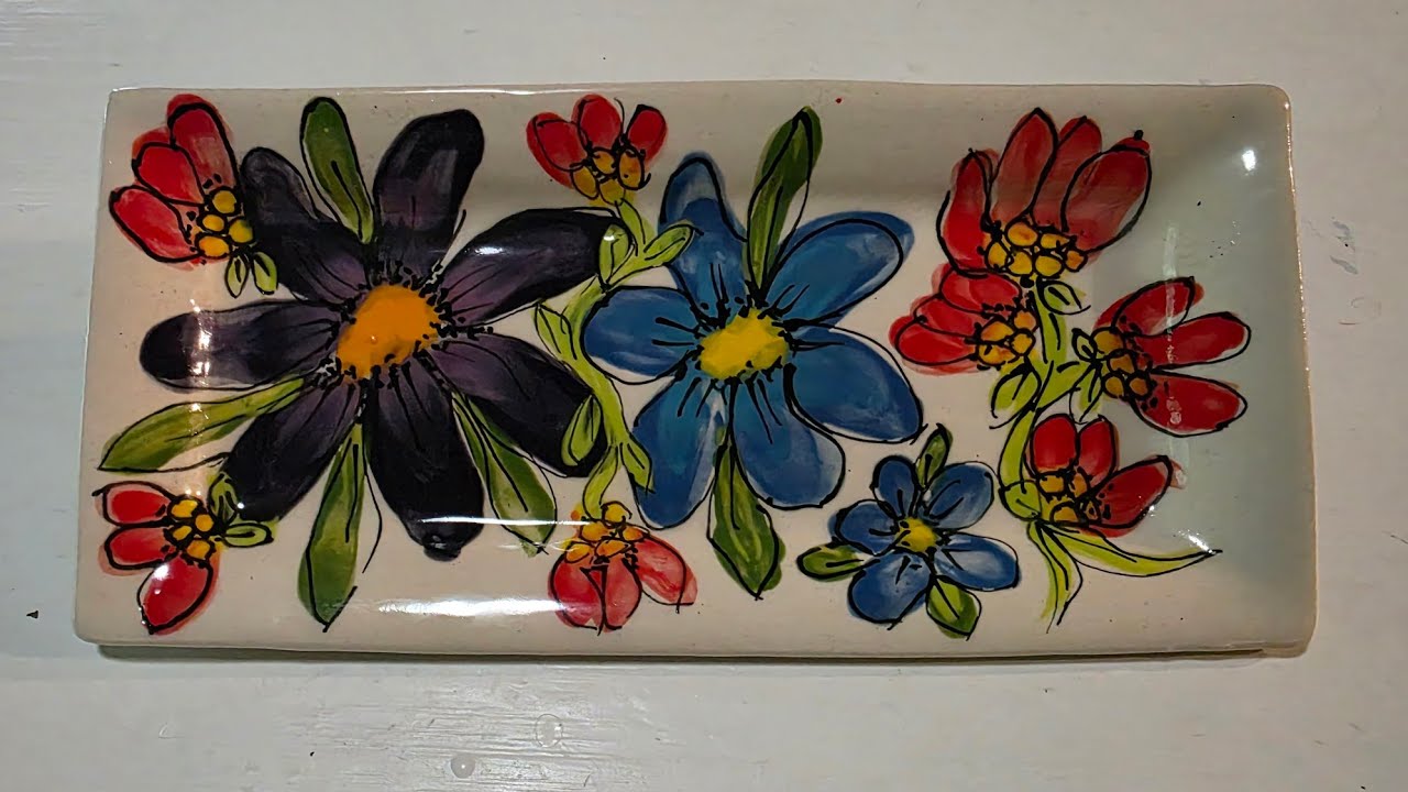 Testing my NEW KIWI UNDERGLAZES!!  These turned out so vibrant and beautiful!  I was shocked! 6.6.25
