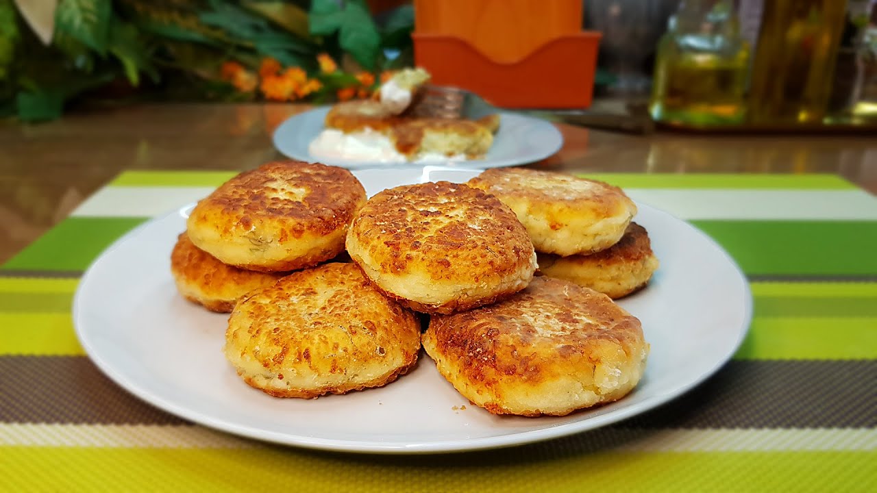 Быстрый вкусный завтрак для семьи! Сырники с сыром.