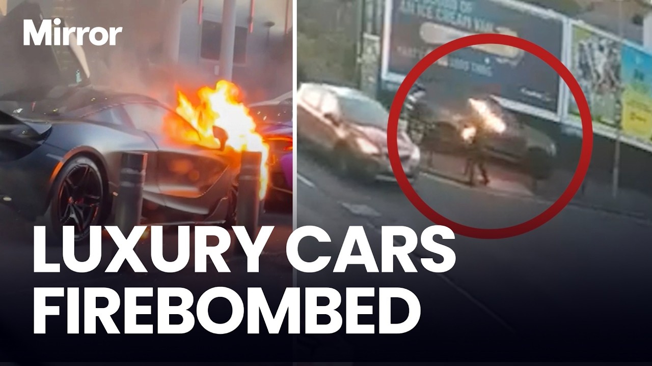 Molotov cocktails thrown at sports cars outside wedding with 500 guests attending in Birmingham