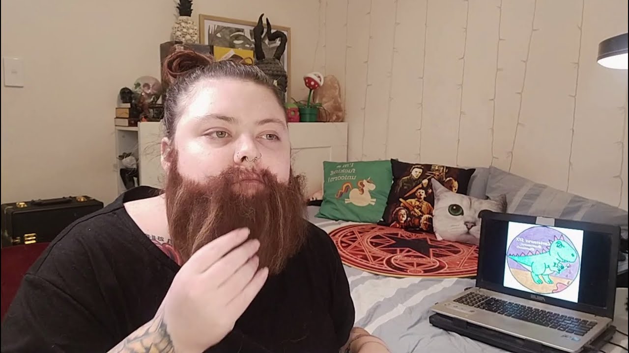 *SFX make-up* using wolcrepe hair to give myself a beard