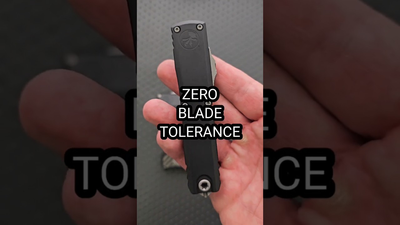 Does The New Microtech ZBT Ultratech REALLY Have ZERO Blade Play? #shorts #youtubeshorts #microtech