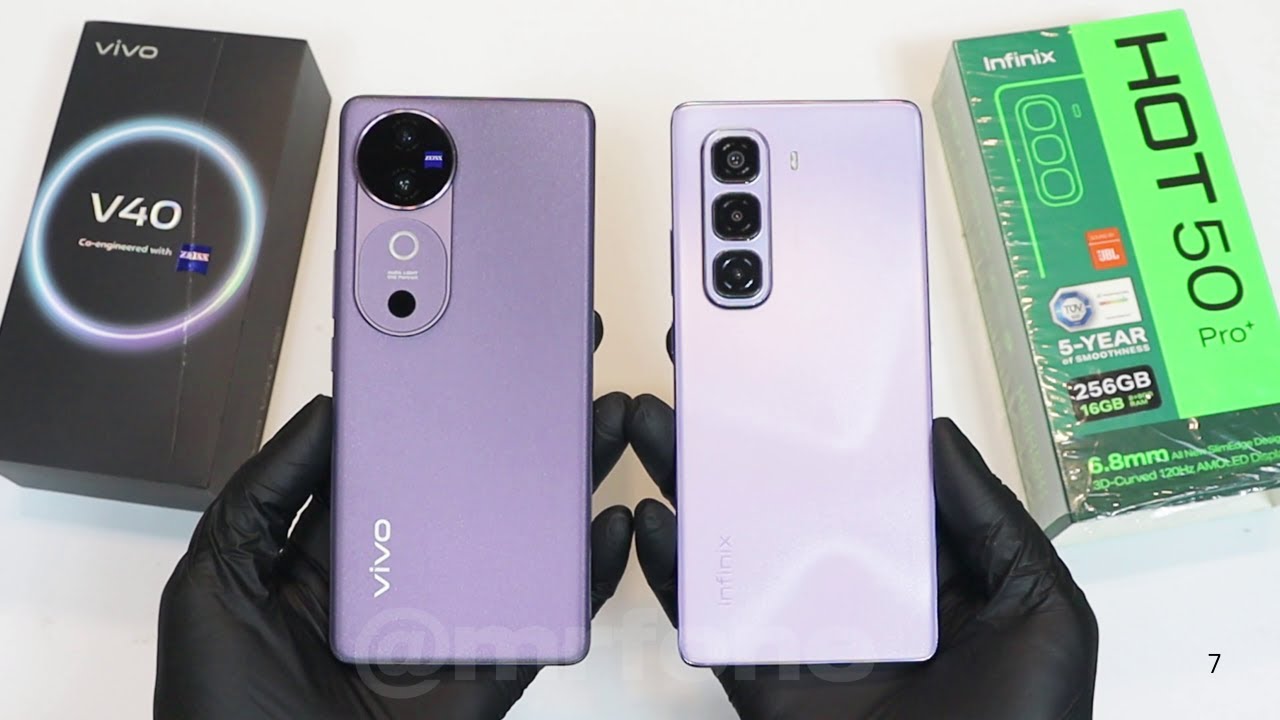 Infinix Hot 50 Pro+ 🆚 Vivo V40 5G Comparison Which One is Best❓