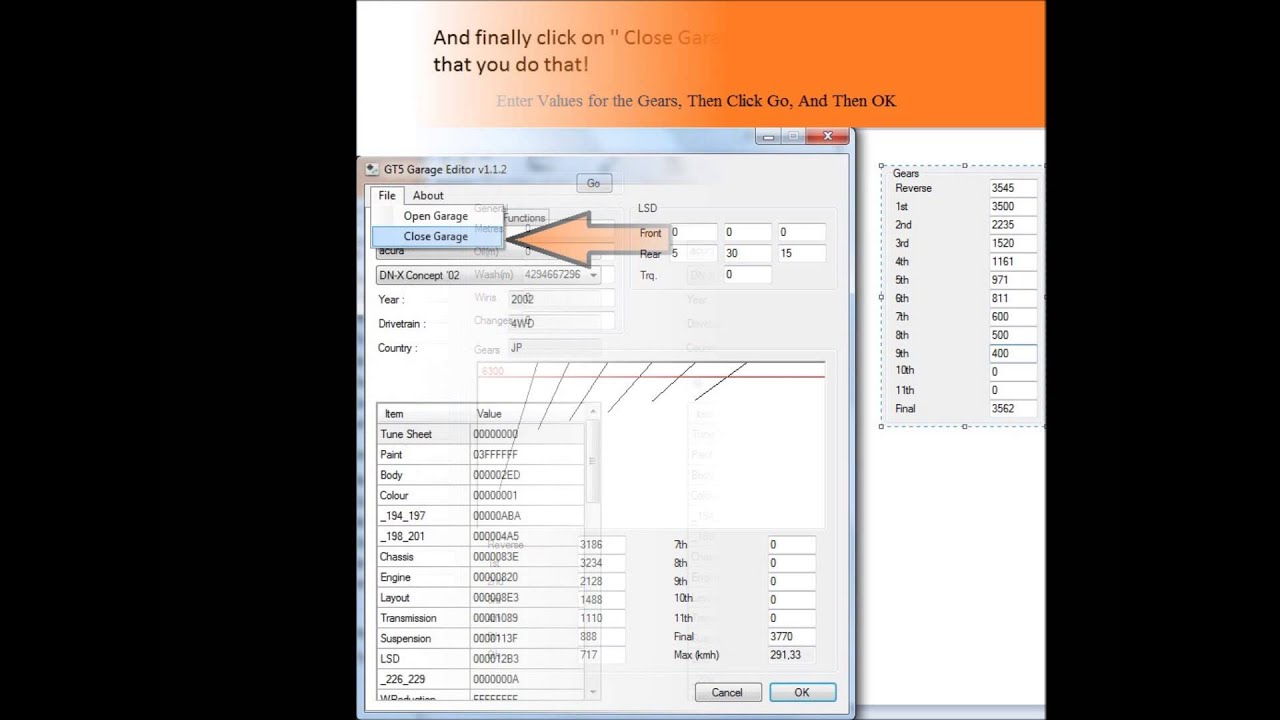 GT5 - How to: 9 Gears Transmission