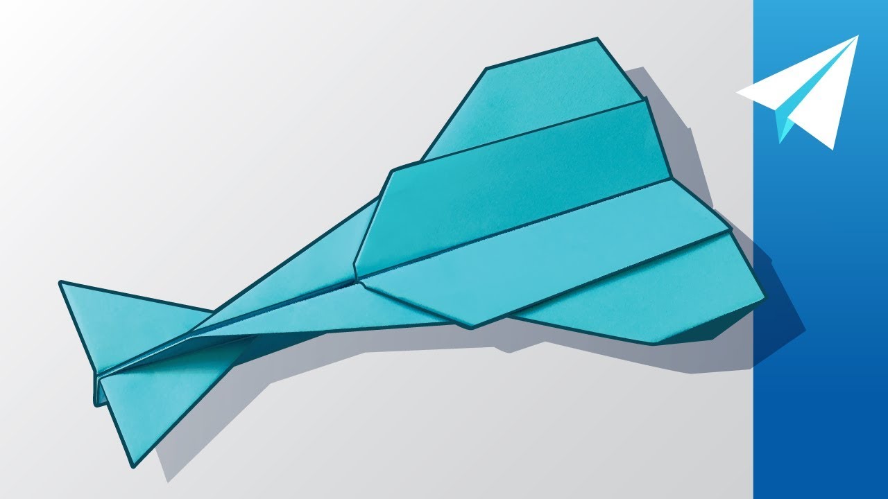 Fast Paper Airplane that Flies Far — How to make Hunter, Designed by OrigamiAirEnforcer