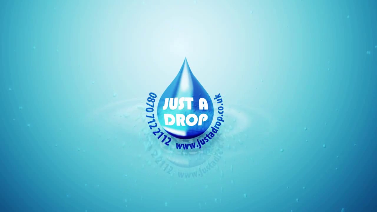 Just A Drop Bottle Water Advertising