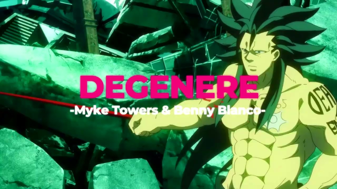 🤯Degenere - Myke Towers & Benny Blanco (Slowed+Reverb)