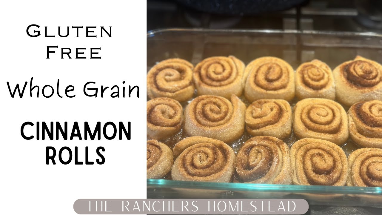 BEST Gluten Free Whole Grain Cinnamon Rolls