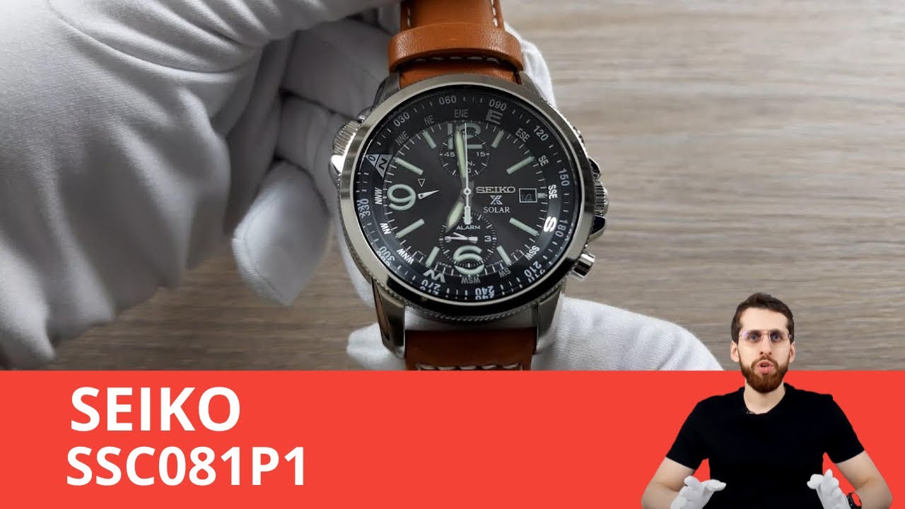 Часы Seiko SSC081P1 - Обзор, Настройка