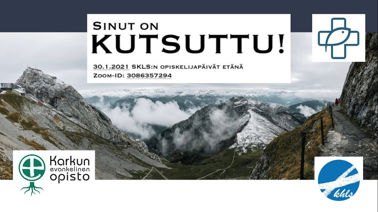 SKLS:n etäopiskelijapäivä 30.1.2021 Mailis Janatuinen: Mihin Jumala kutsuu sinua?