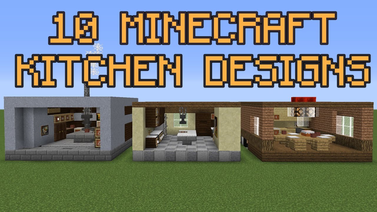 10 Minecraft Kitchen Designs