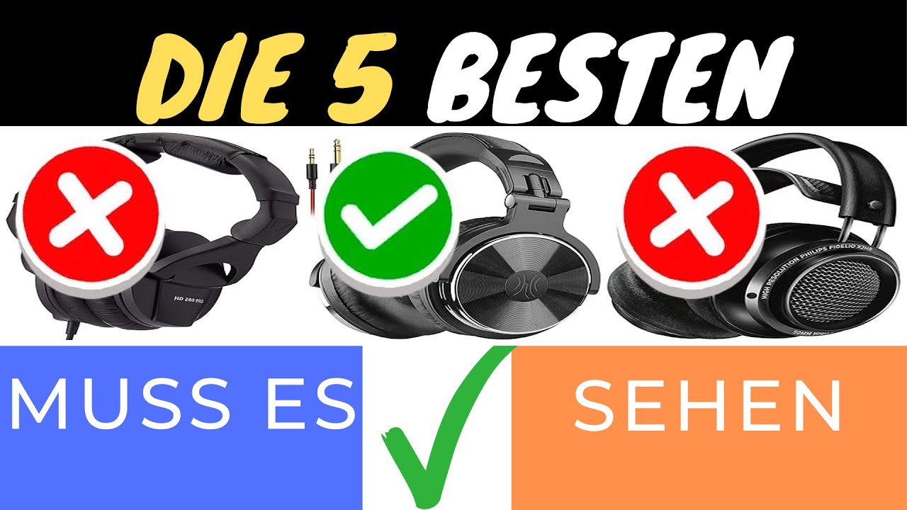 DIE BESTEN KABELGEWOBENEN HI-RES KOPFHÖRER 2025 🎧🔥 | SENNHEISER, ONEODIO & PHILIPS IM VERGLEICH!