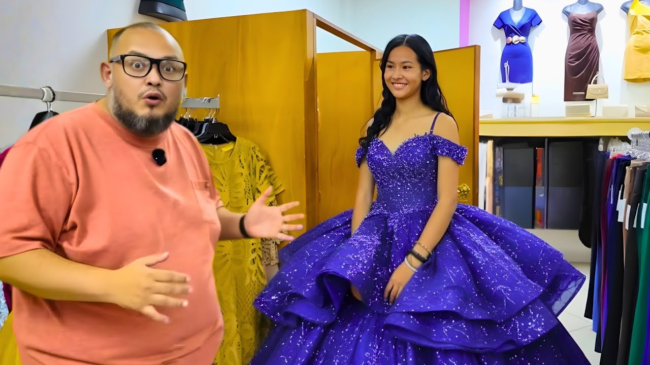 Buscando vestido para rosita, miren cómo quedó El Salvador 