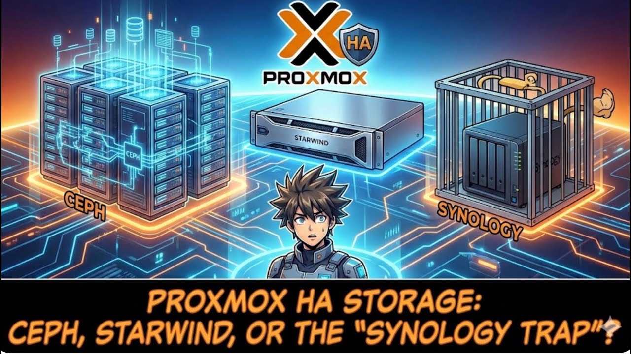 Proxmox HA Storage: Ceph, StarWind, or the 