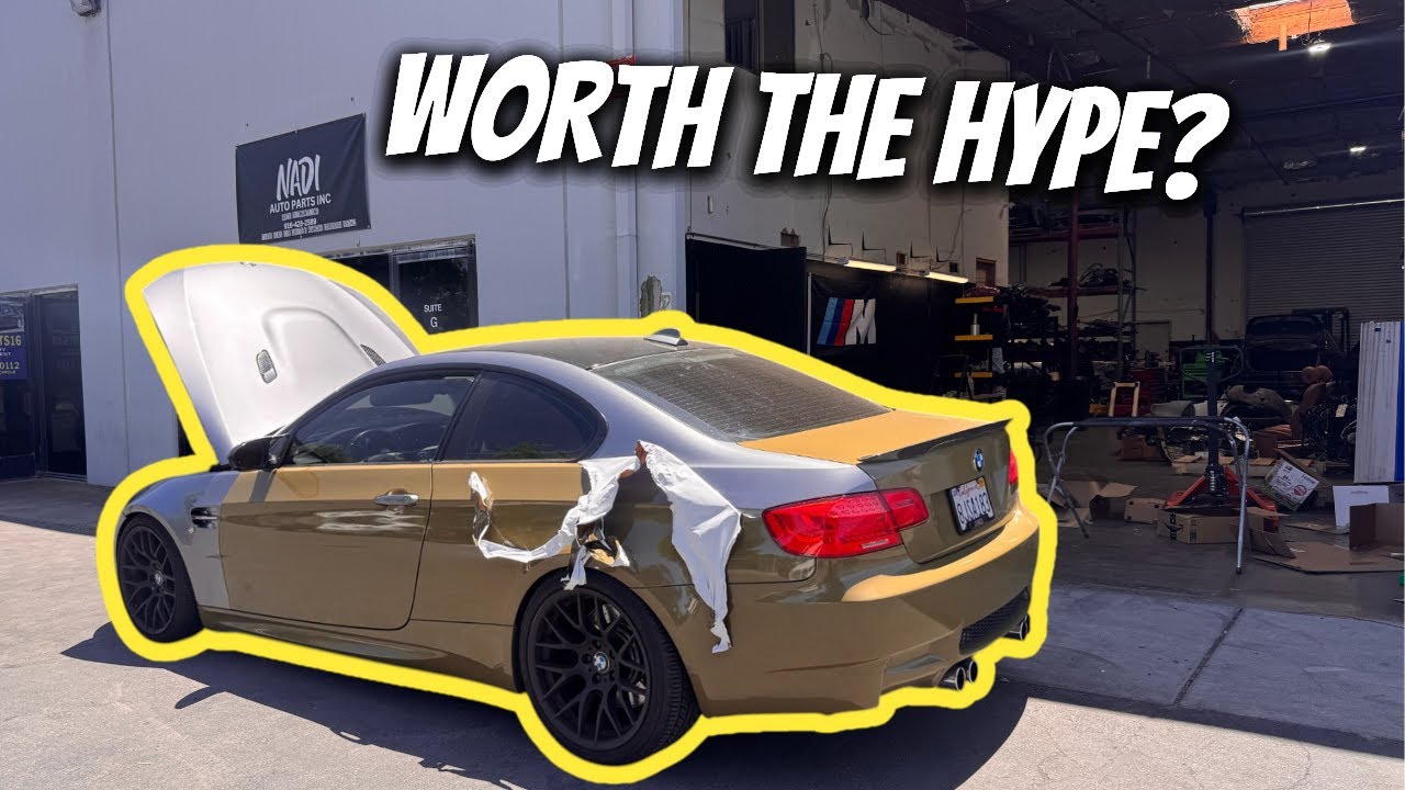 UNWRAPPING MY BMW M3! VINYL FROG CAR WRAP 6 MONTH REVIEW!