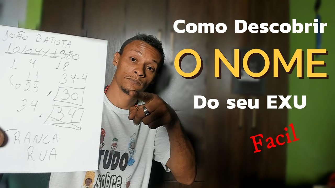 Descubra o ⭕NOME DO SEU EXU⭕ de forma simples e facil