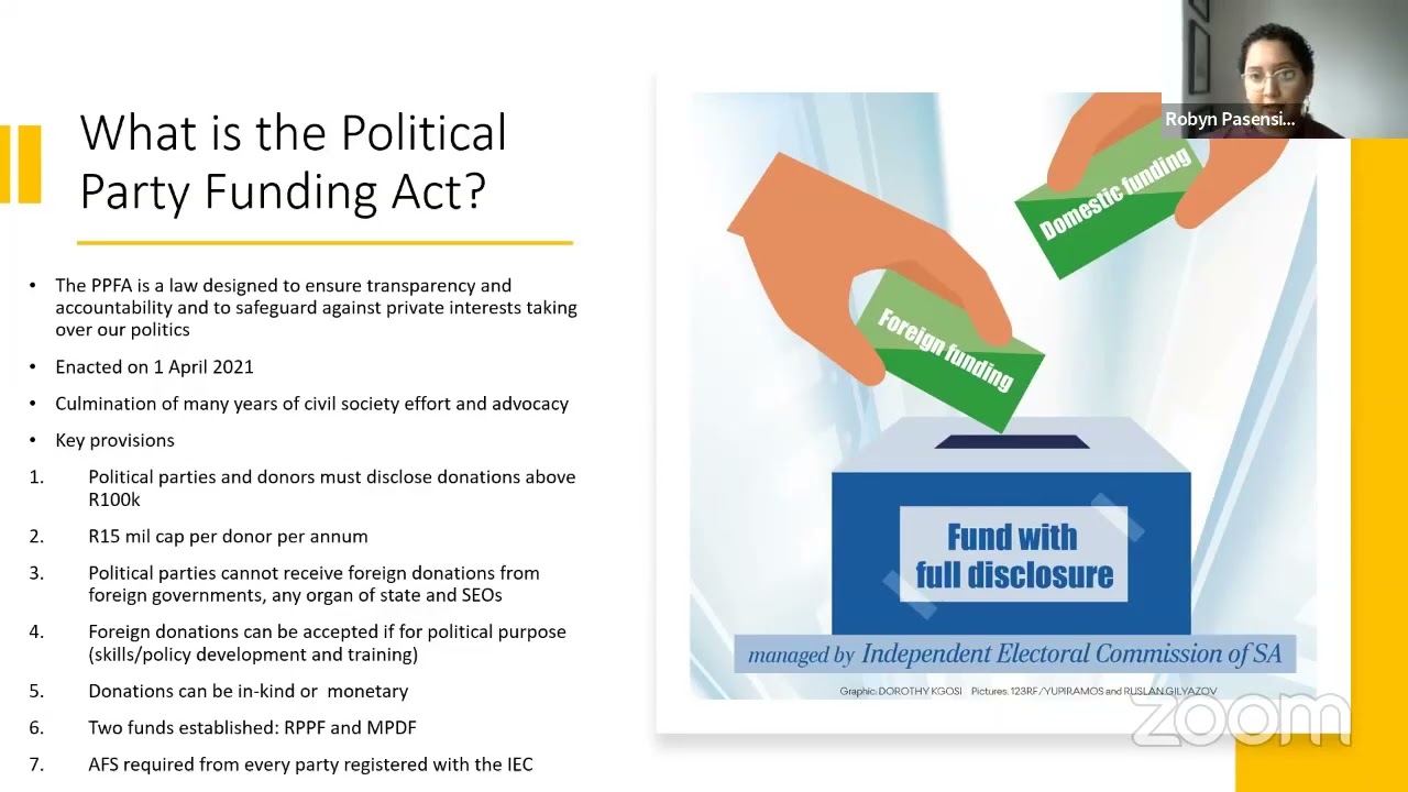 [WEBINAR] The Need to Strengthen The Political Party Funding Act