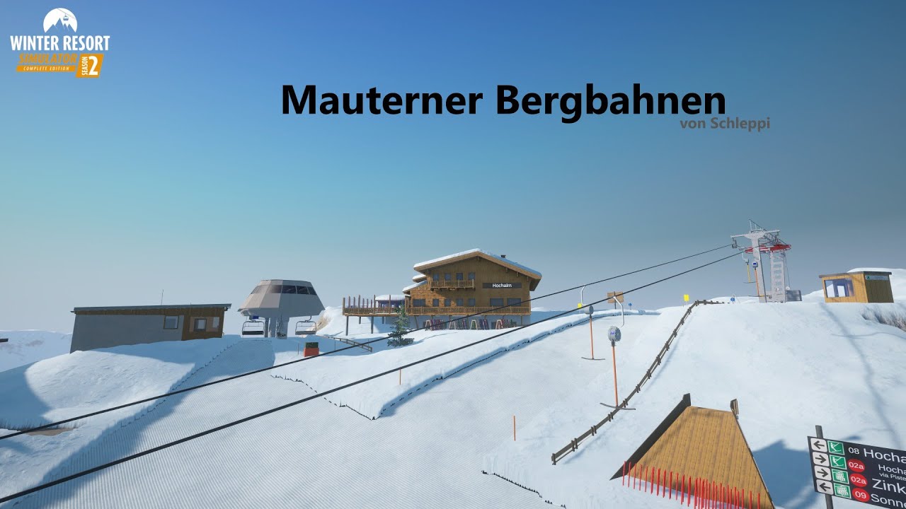 Mauterner Bergbahnen | Mod Review | Winter Resort Simulator Season 2
