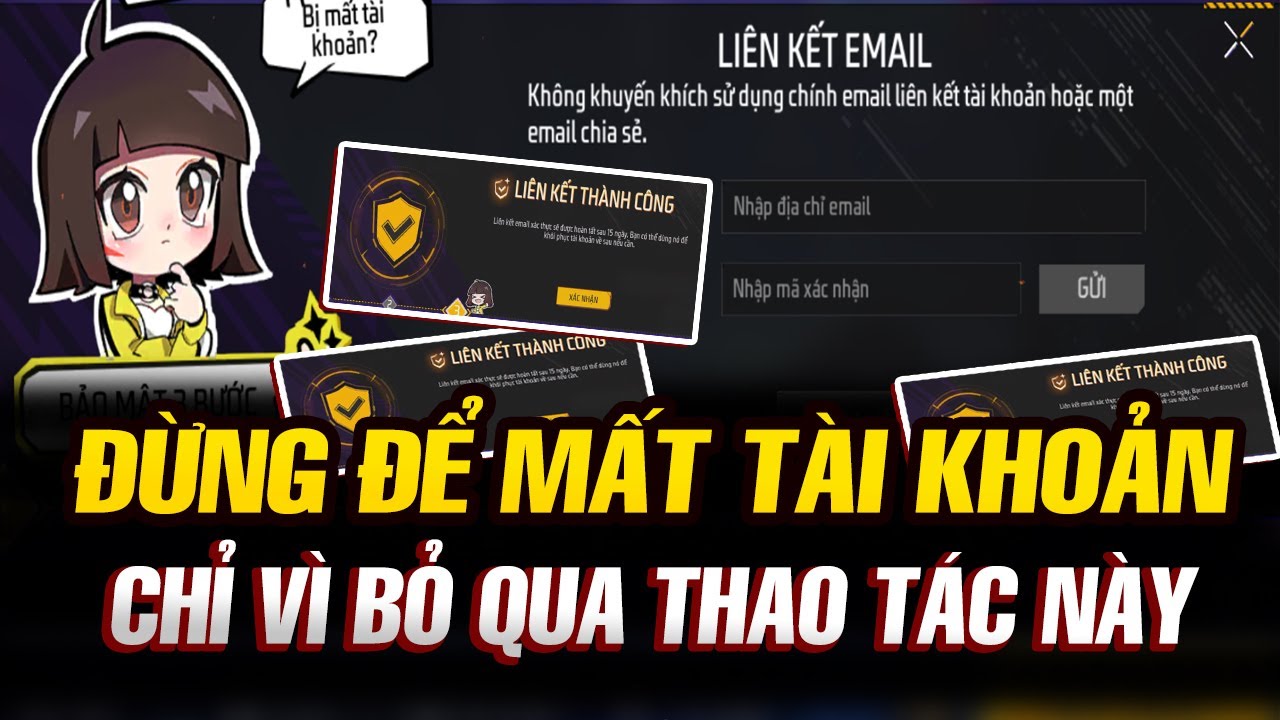 Hướng Dẫn Liên Kết Email Khôi Phục Đúng Cách Tài Khoản Free Fire OB49