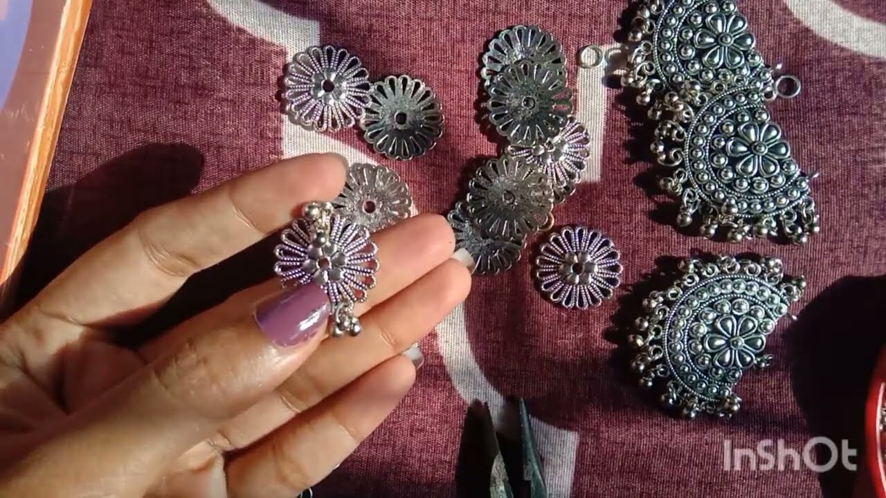 ||Oxidized Jewellery Making At Home || Jewellery Making|| Oxidized jewellery ||