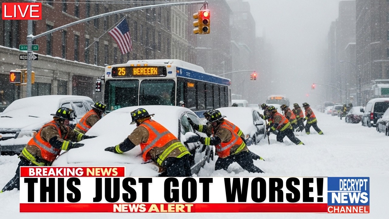 New York Crippled by Blizzard! Record Snowfall Brings Brooklyn to a Standstill