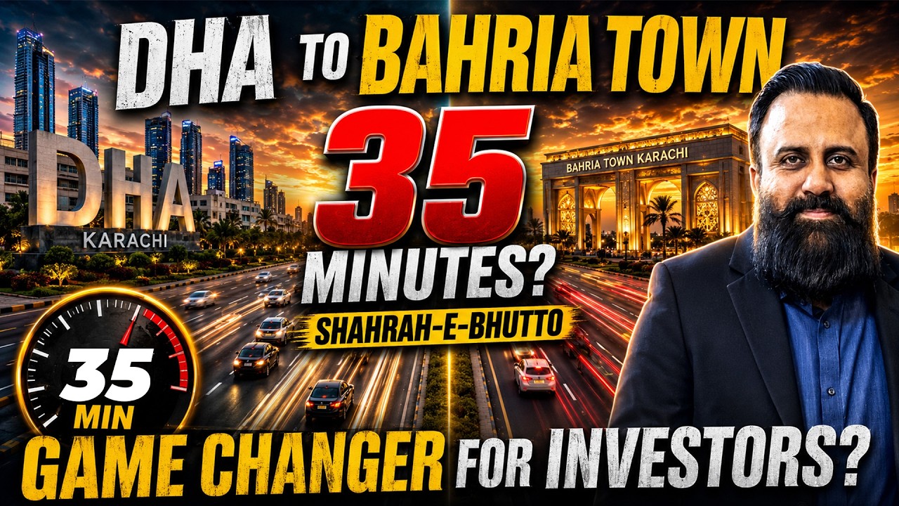 DHA to Bahria Town in Just 35 Minutes? | Shahrah-e-Bhutto (Malir Expressway) Complete Route Guide