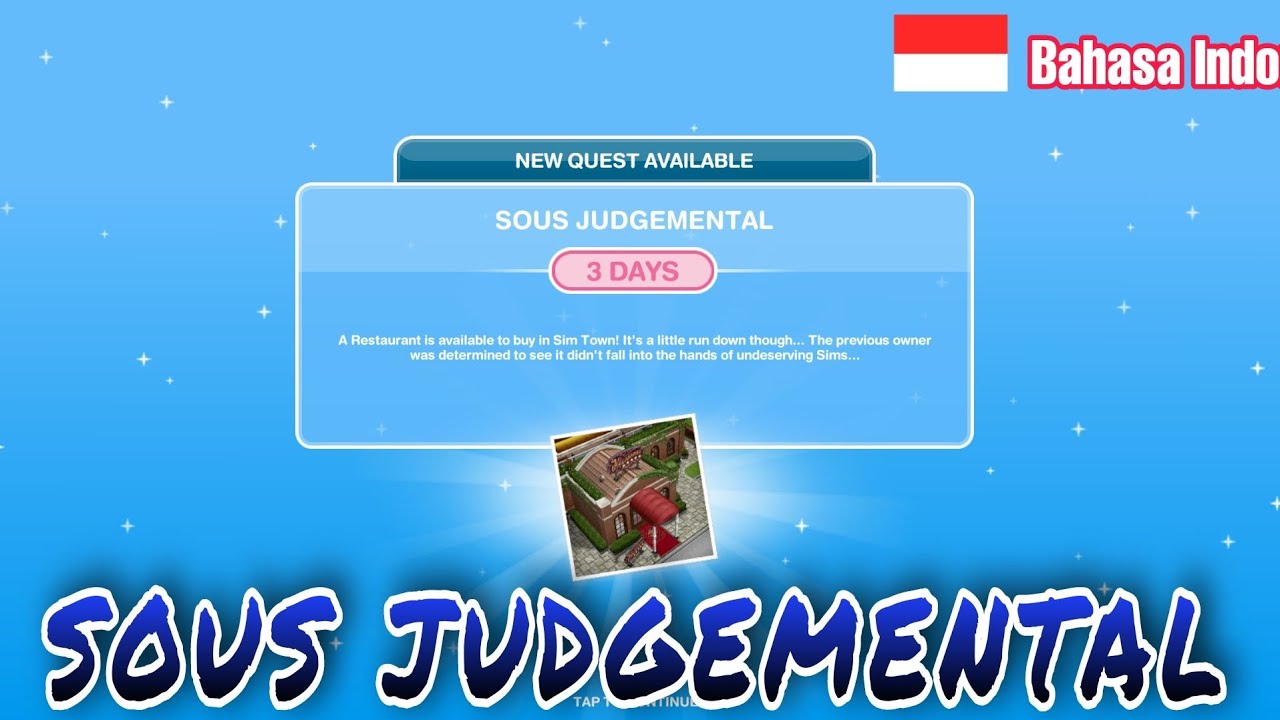 🌻 CARA MENYELESAIKAN MISI SOUS JUDGEMENTAL 🧑‍🍳 | THE SIMS FREEPLAY INDONESIA 🇮🇩