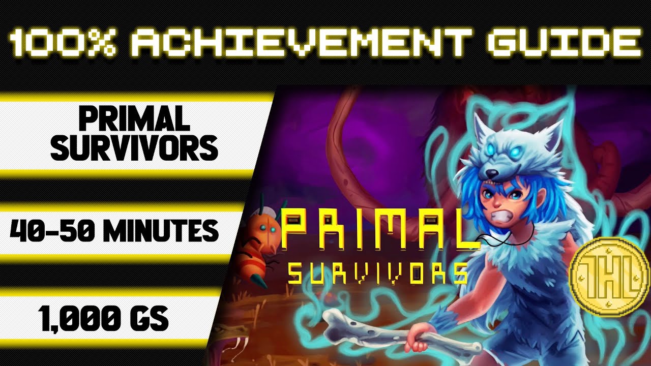 Primal Survivors 100% Achievement Walkthrough * 1000GS in 40-50 Minutes *