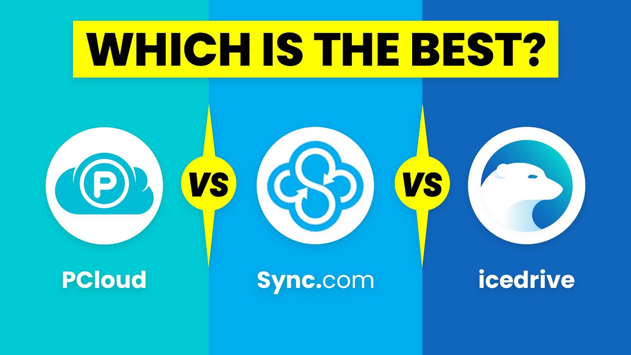 pCloud vs Sync vs IceDrive (2024) | Which One is Right for You?