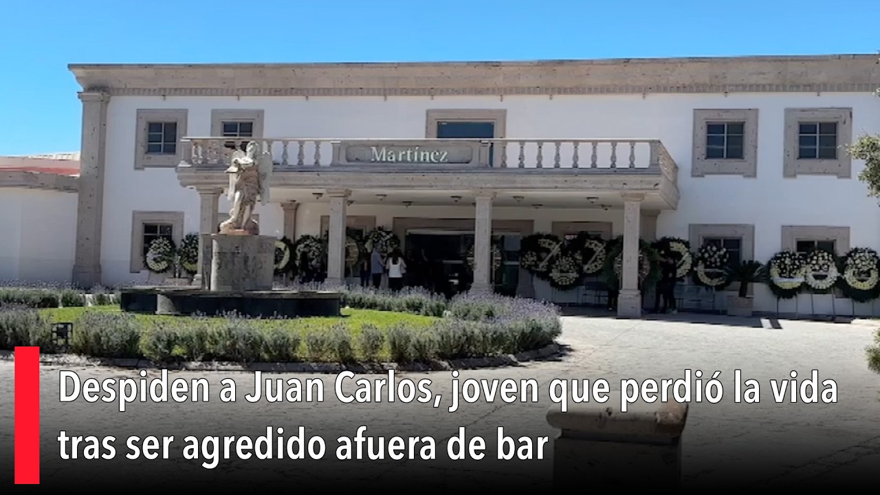 Despiden a Juan Carlos, joven que perdió la vida tras ser agredido afuera de bar
