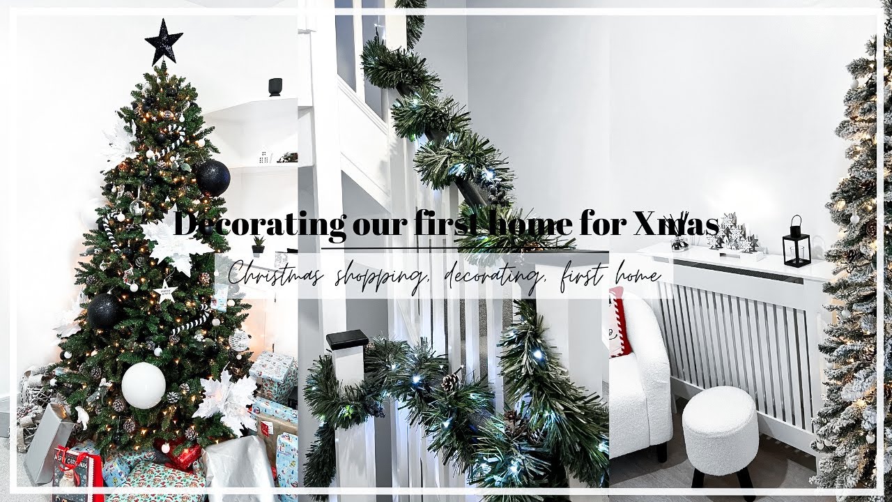 COME AND DECORATE MY FIRST HOME WITH ME | Xmas Vlog