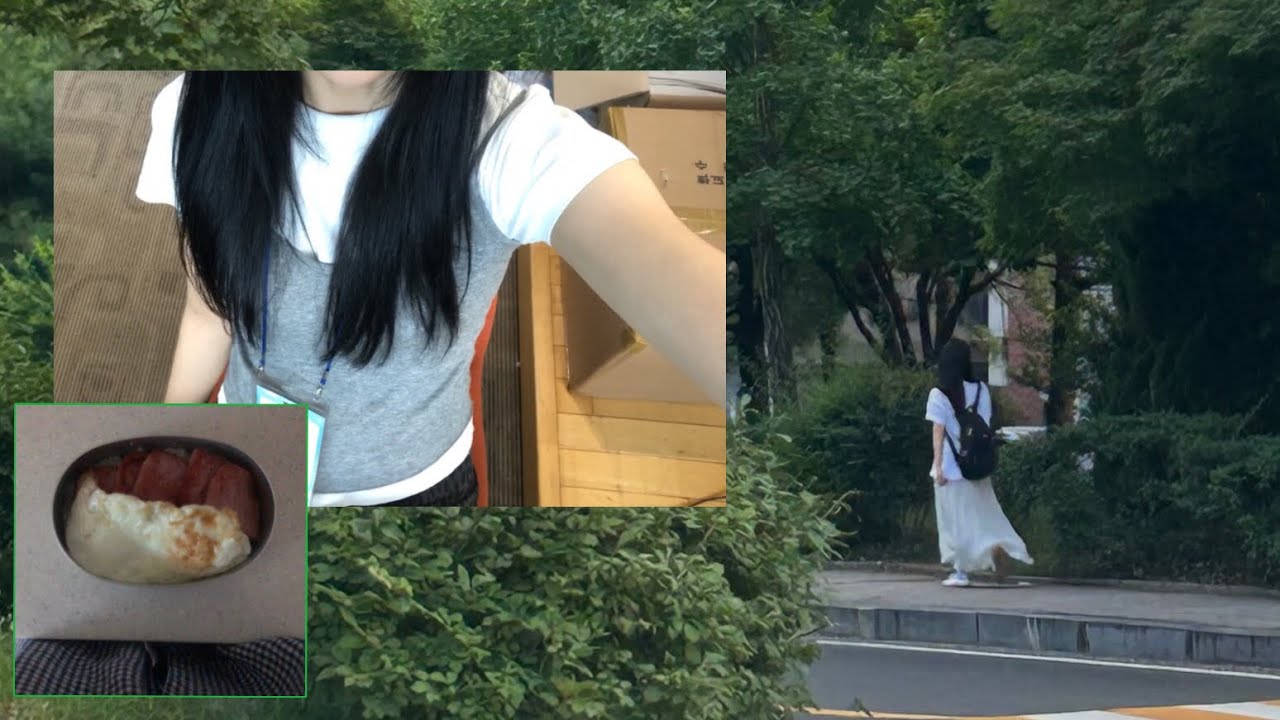 vlog. 개강 전 매일 학교를 갔던 어느 여름날