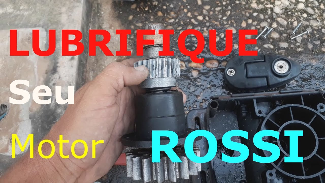 Lubrifique voçê mesmo seu motor ROSSI - 
