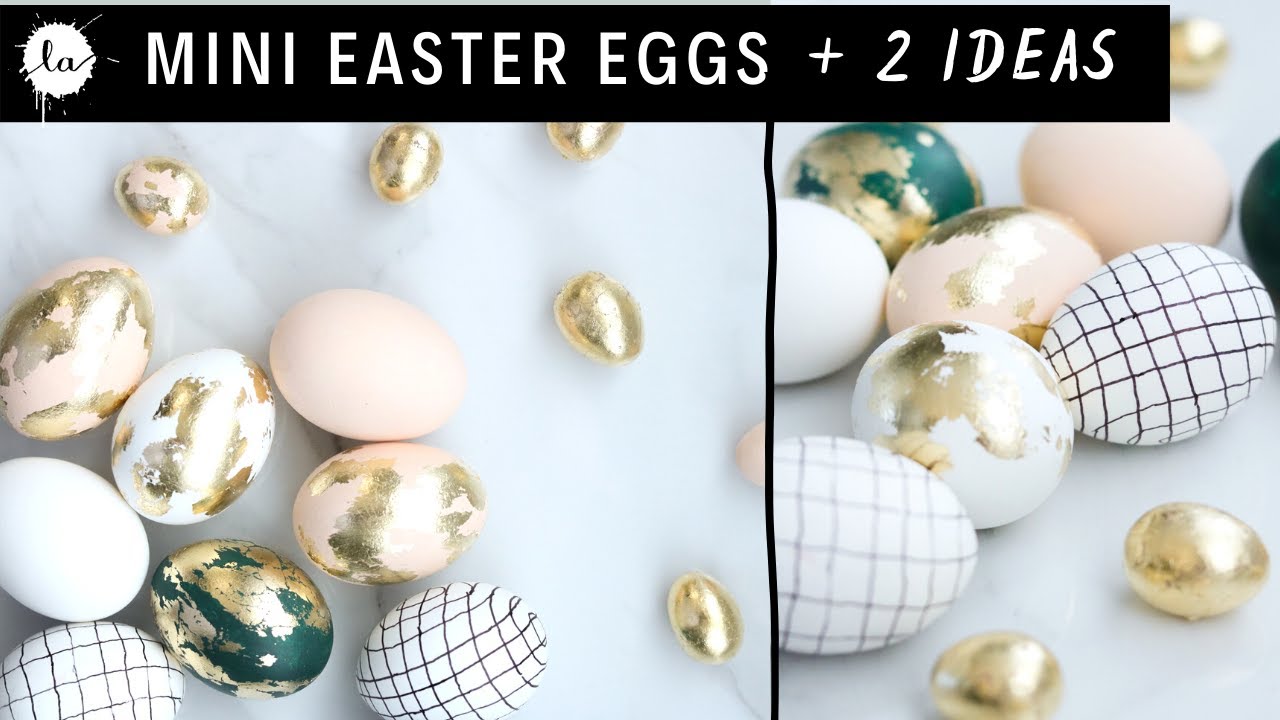 Mini Easter Eggs Tutorial + 2 DIY Easter Egg Ideas - Easter Decorating + FAILS