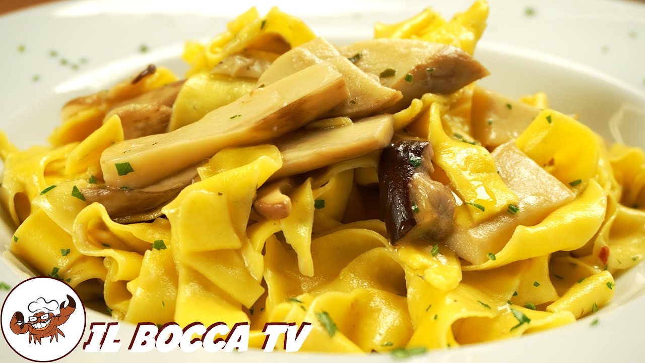 423 - Tagliatelle ai funghi porcini...e poi partono i violini! - @IlBoccaTV - Italian and Tuscan recipes  ft @Casa Pappagallo