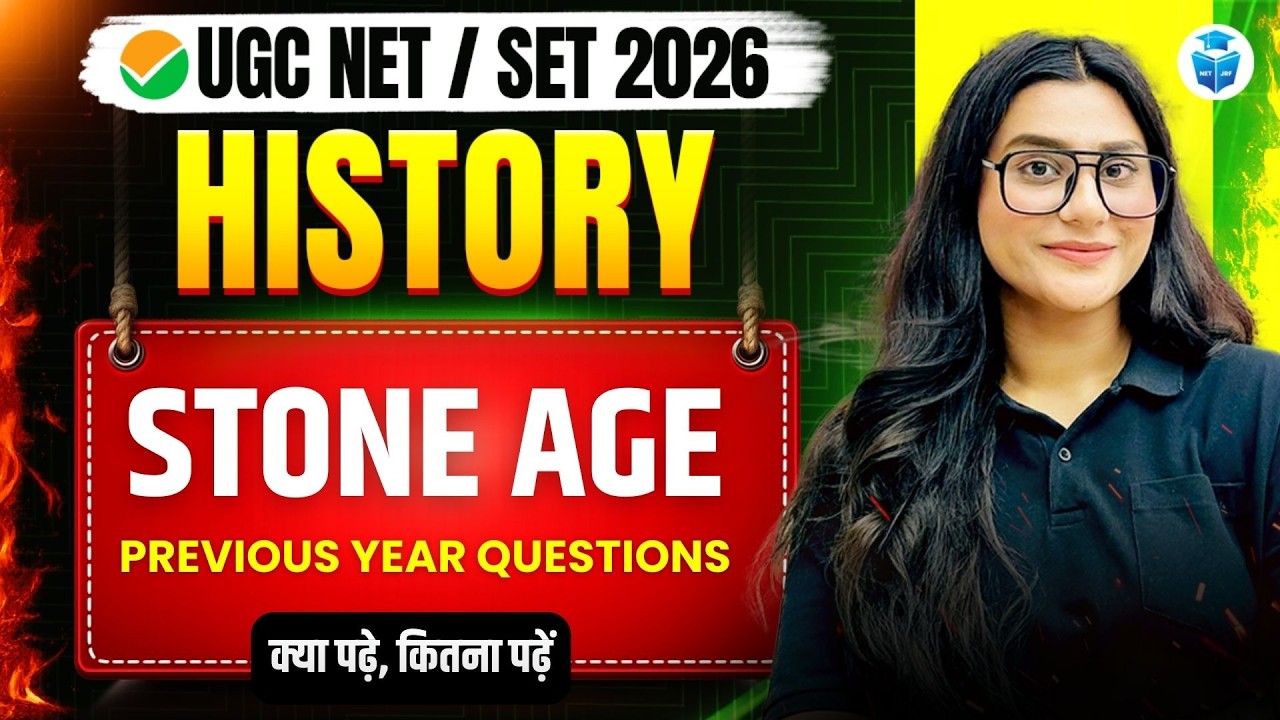 UGC NET June 2026 History | Stone Age PYQs Questions Explained | Stone Age for UGC NET History