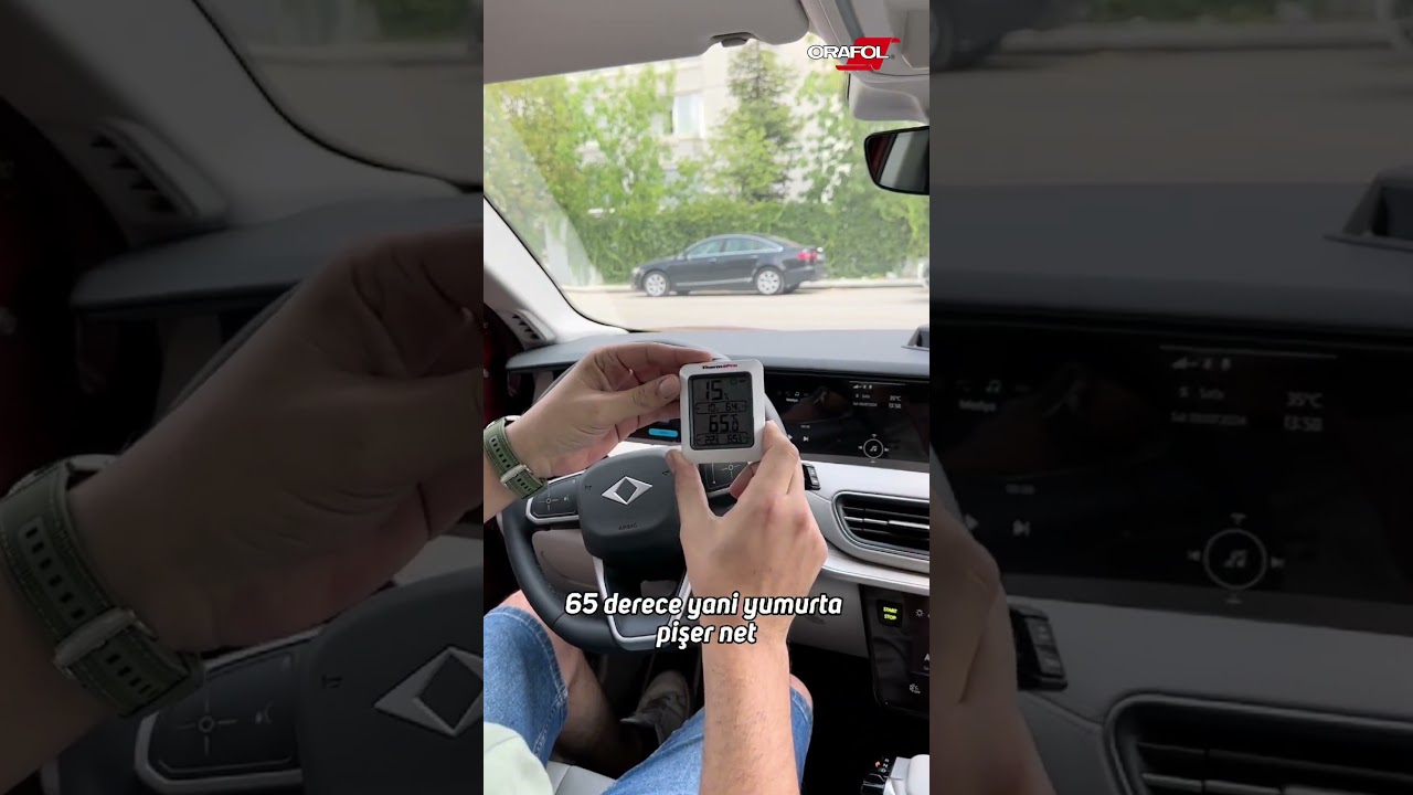 ORACAL&reg; Cam Filmleri Isı Engelleme &Ouml;zelliği M&uuml;şteri Testi #orafol #oracal #camfilmi #otocamfilmi
