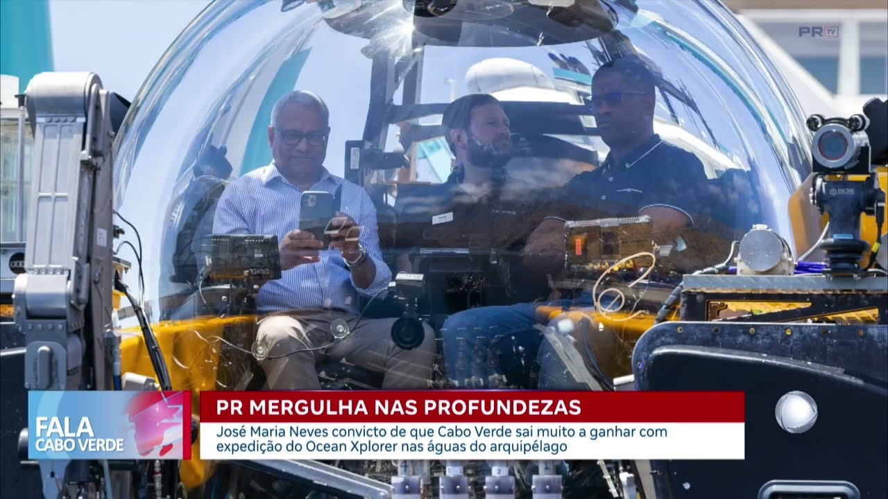 Presidente José Maria Neves mergulha nas profundezas com expedição Ocean Xplorer | Fala CV
