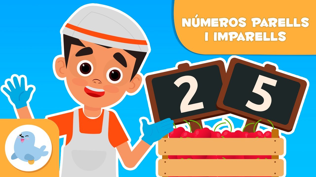 N&uacute;meros parells i n&uacute;meros imparells - Matem&agrave;tiques per a nens en catal&agrave;