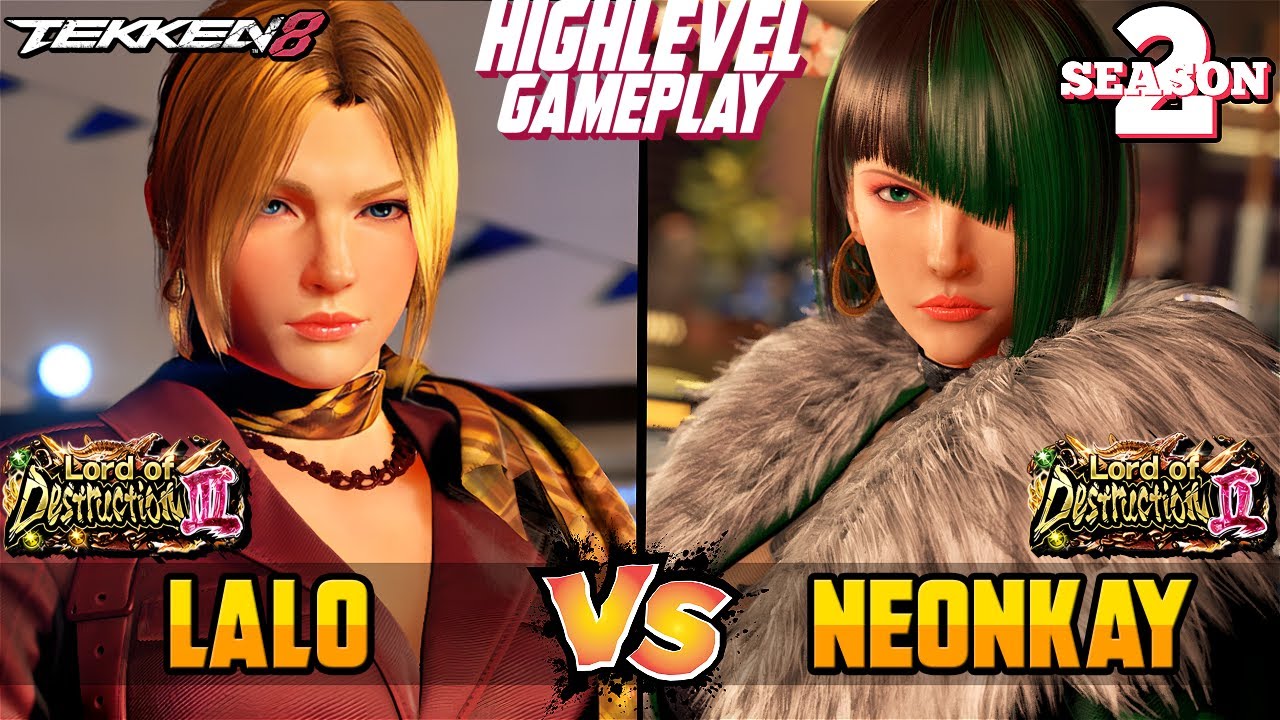 Tekken 8 – LALO (Nina Williams) vs NEONKAY (Anna Williams) – T8 High Level Gameplay!