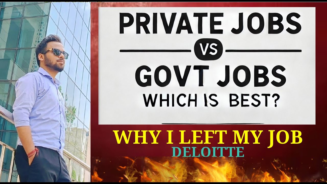 Government Job vs Private Job🔥|| The Ultimate Career Dilemma Explained!        #jobs #ssc #corporate