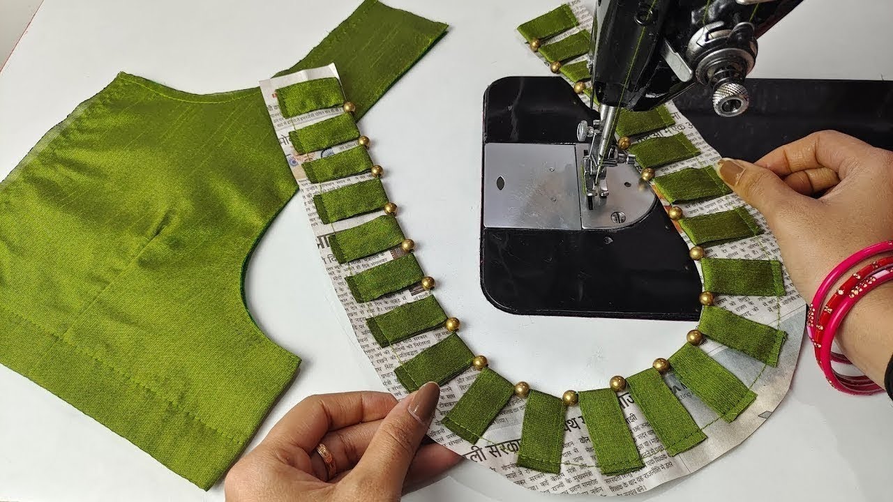 Blouse Neck Designs | Blouse Design | Cutting And Stitching Back Neck Blouse Design | Blouse