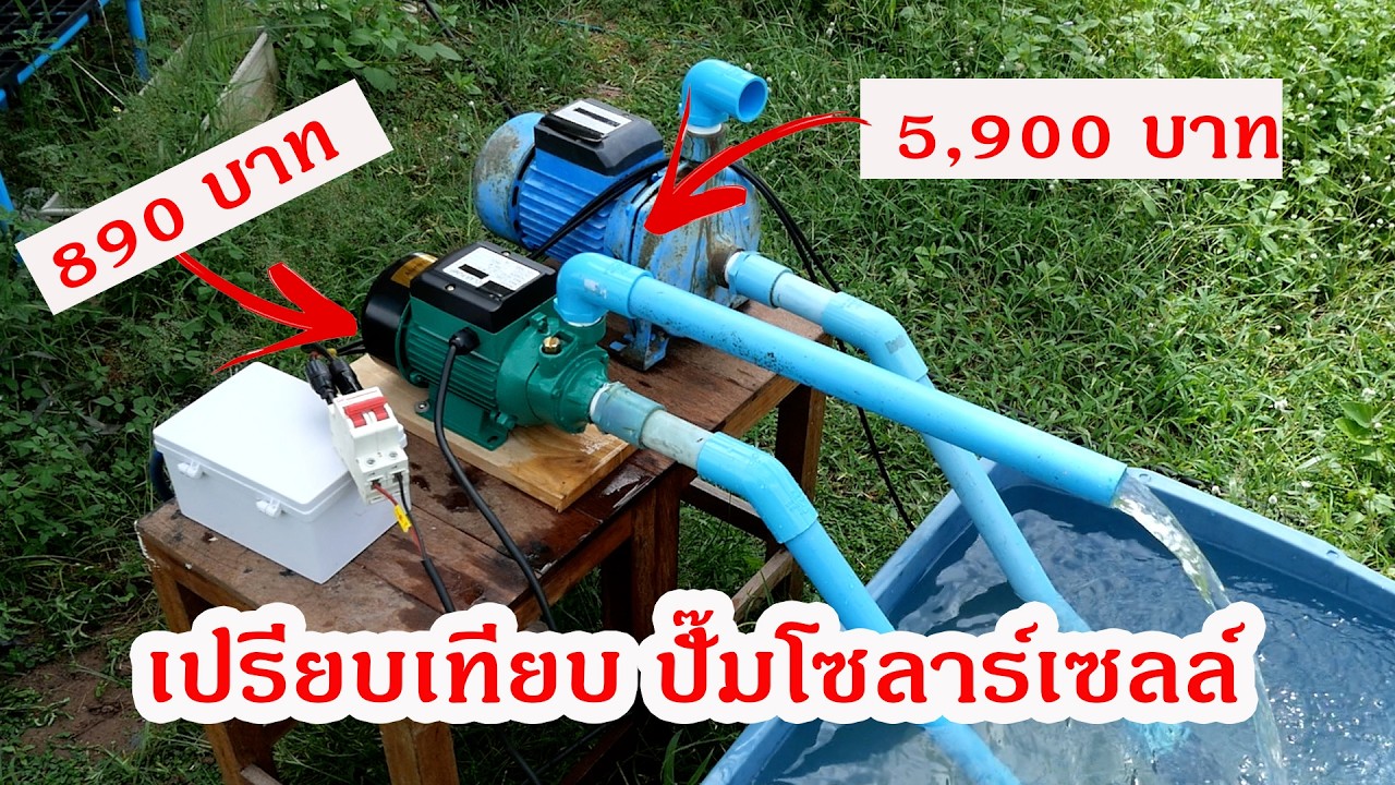 ปั๊มน้ำโซลาร์เซลล์ ถูก-แพง ให้ประสิทธิภาพต่างกันอย่างไร