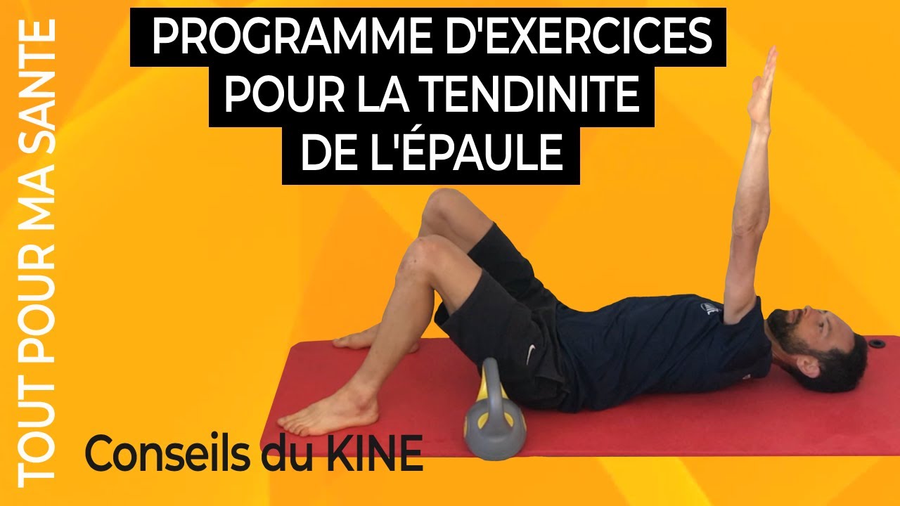 Tendinite de l'épaule : 7 exercices kiné