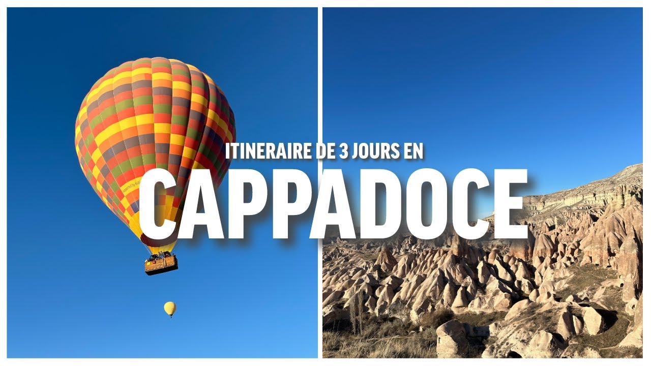 VLOG 2 TURQUIE | 3 jours en CAPPADOCE en hiver (on a failli ne pas voir les montgolfières)