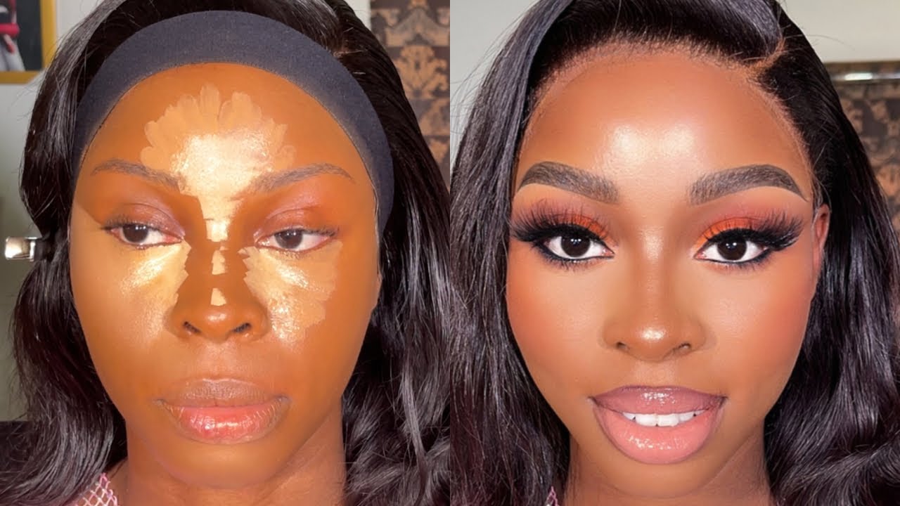 How To Create A Simple Makeup look On My Beautiful Client
