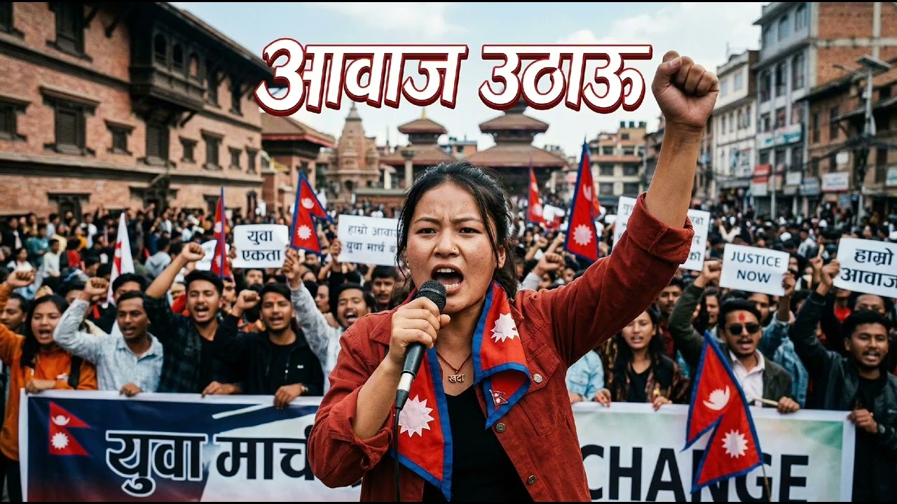 आवाज उठाउ | Awaj Uthau – New Nepali Youth Protest Song 2026 | Official Music Video