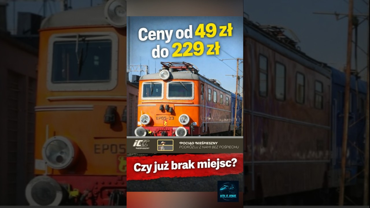 Pociąg PKP IC Nieśpieszny😳 Ceny od 49 do 229 zł&hellip; i brak miejsc?! #kolej