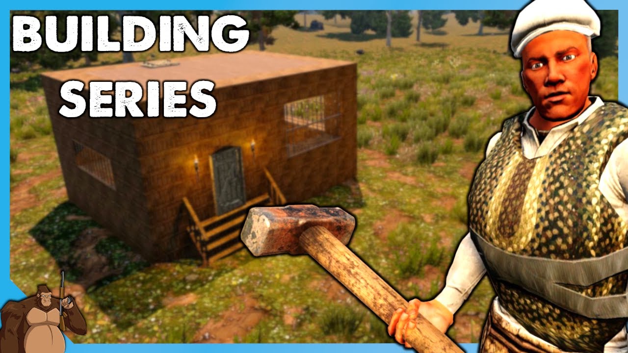 Starting MAIN Base Build! - 7 Days To Die Building