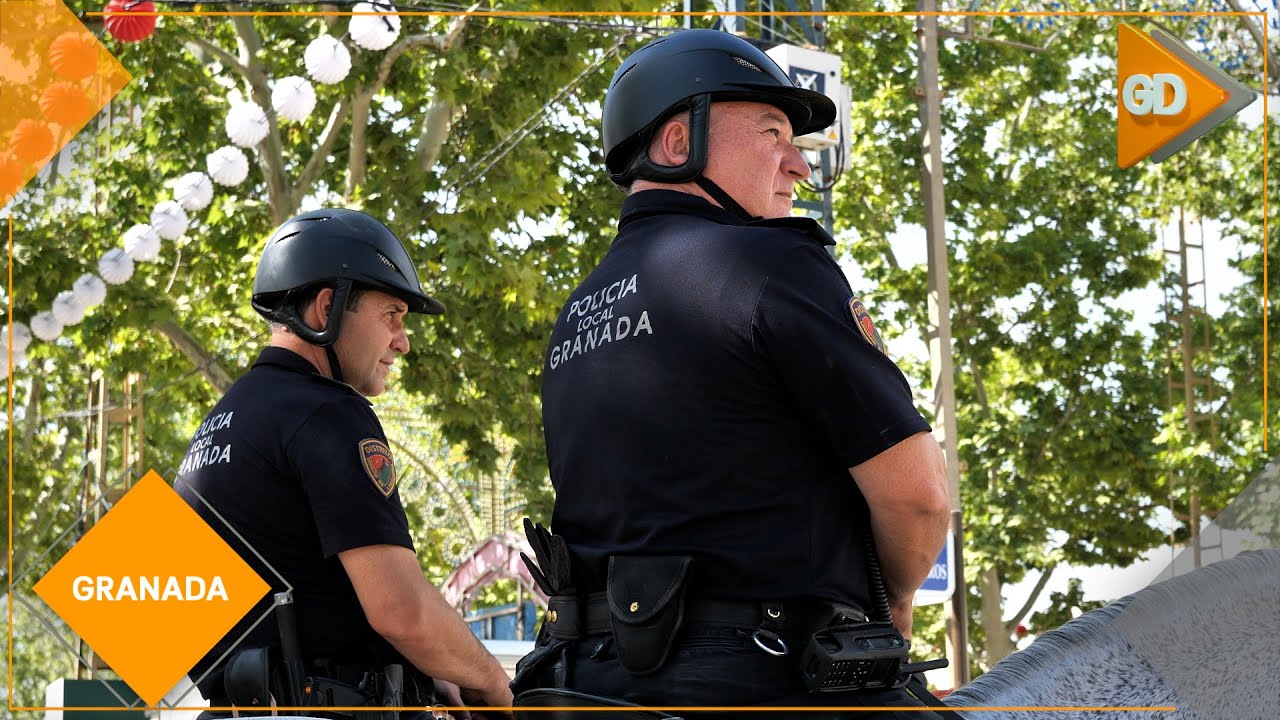 Un día de patrulla por el ferial con la Policía Local de Granada