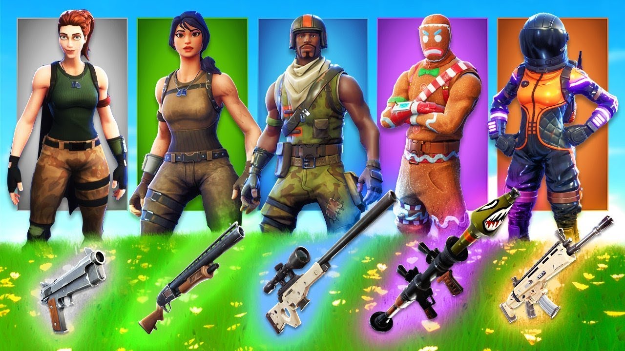 ИСПЫТАНИЕ *СЛУЧАЙНЫХ* ОБЛИКОВ в Fortnite Battle Royale!